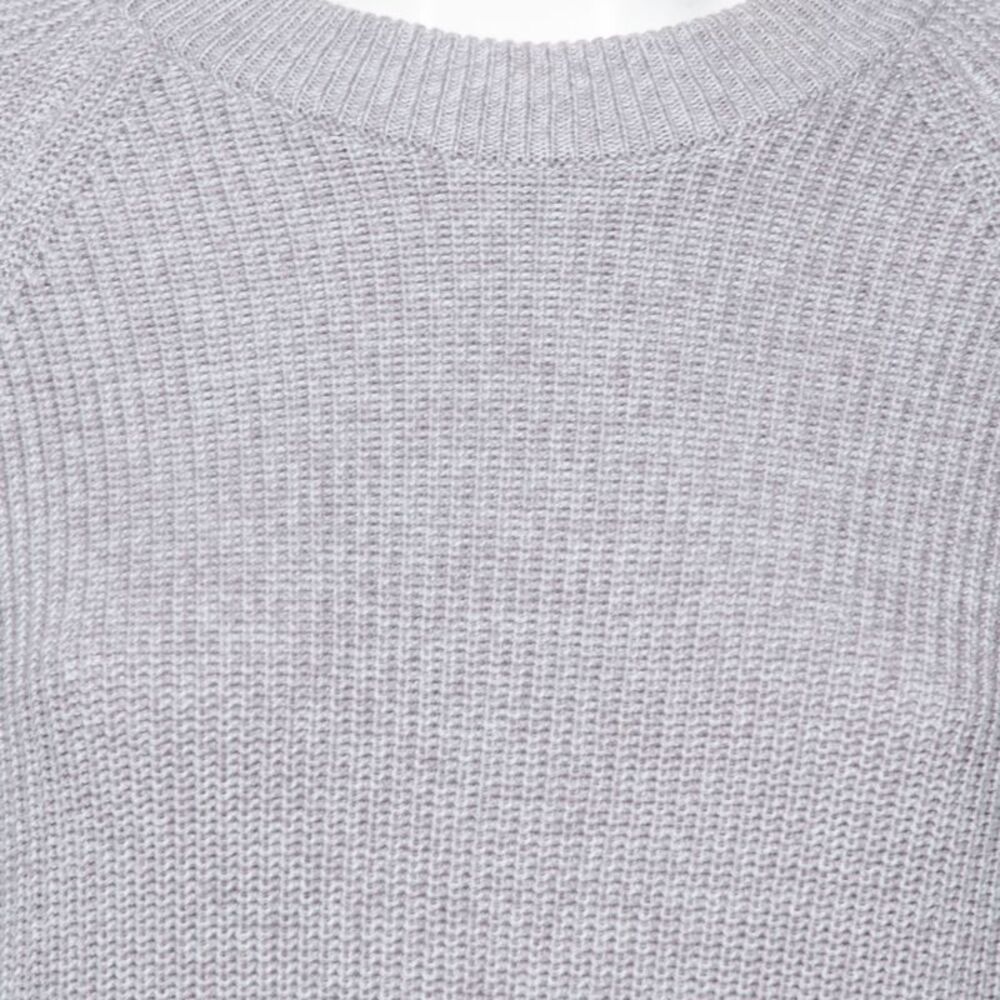 Kenzo Grey Knit Logo Trimmed Detailed Long Sleeve Sweater Dress S - Picture 4 of 5
